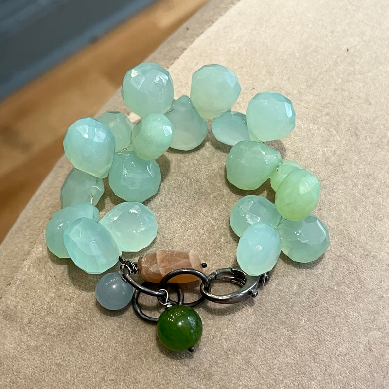 Armband Bumlingar kalcedon