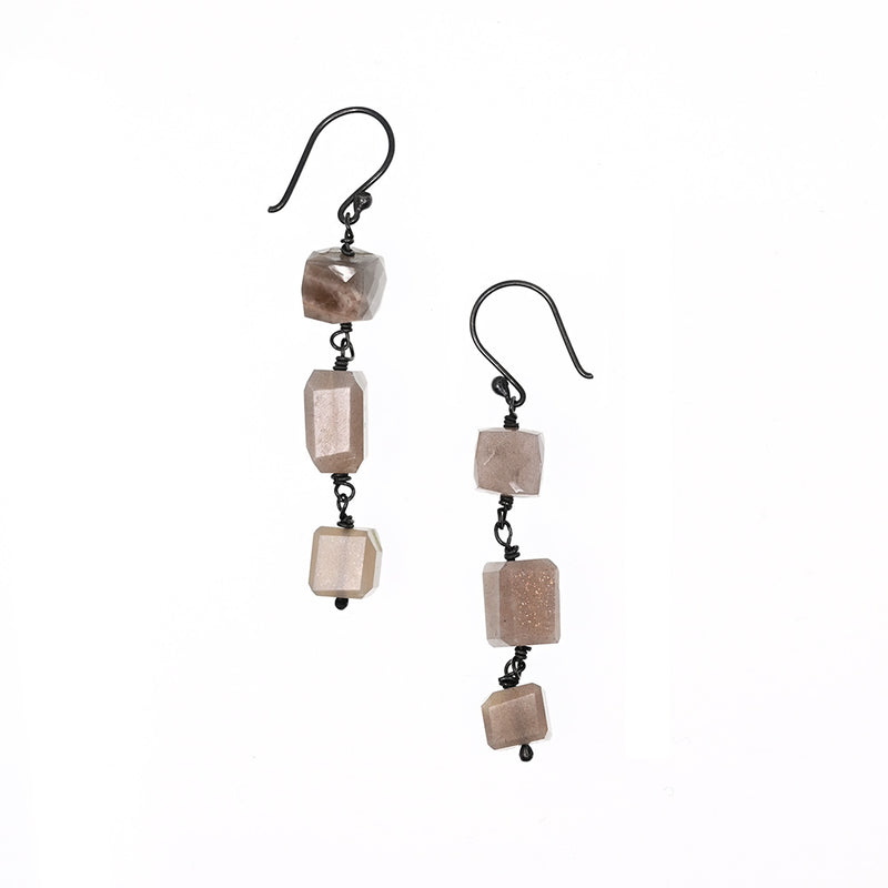 Earrings Moonstones