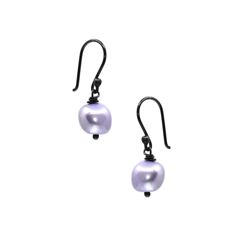 Earrings Of The Pearl Light Purple