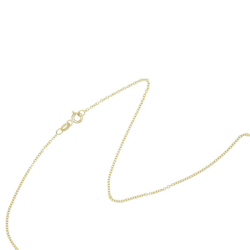 Gold necklace with freshwater pearl