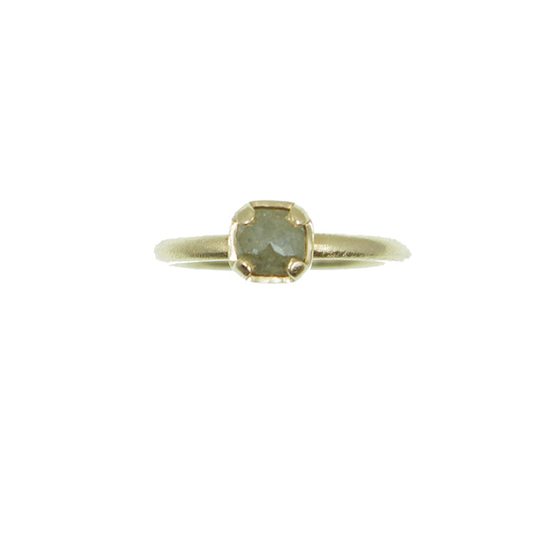 Guldring rådiamant